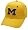 Michigan Wolverines ''M'' Gold DH Hat - 6 3/4