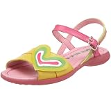 Agatha Ruiz de la Prada Little Kid/Big Kid 92291 Verbena Sandal,Yellow/Fuchsia/Green,37 EU (US Big Kid 7 M)