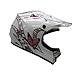 TMS Youth Kids White Pink Butterfly Dirt Bike ATV Motocross Off-road Helmet DOT with Goggles and Gloves (Small)