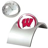 Wisconsin Badgers NCAA Spinning Clock