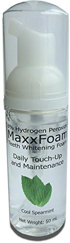 MaxxFoam daily teeth whitening maintainance. 8% Hydrogen Peroxide by MaxxFoam