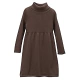 Toddler Girls' Cherokee Long-Sleeve Turtleneck Sweater Dress - Brown
