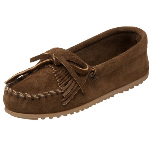 Minnetonka Women's Kilty Suede Moccasin