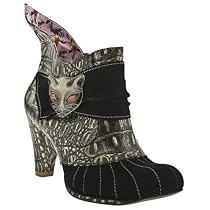 Irregular Choice Whimsical Miaow Ankle Boot