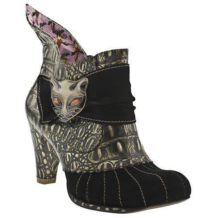 Irregular Choice Whimsical Miaow Ankle Boot