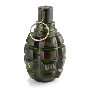 Collectable Grenade Cigarette Lighter Keychain