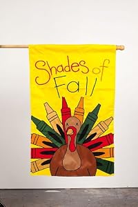 Shades Of Fall Regular Sized Flag [Kitchen]