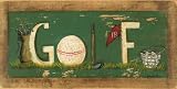 Golf by Grace Pullen poster print,20 in. x 10 in.