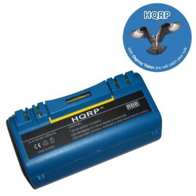 HQRP 3500mAh Extended Battery for iROBOT Scooba 330 / 350 / 380 Series Replacement plus HQRP Coaster