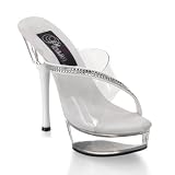 Pleaser - ALLURE-603, 5 1/2" Stiletto Heel Platform Slide W/RS