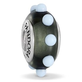 Buy Pandora Murano Glass Black and Blue Seeing Spots Charm