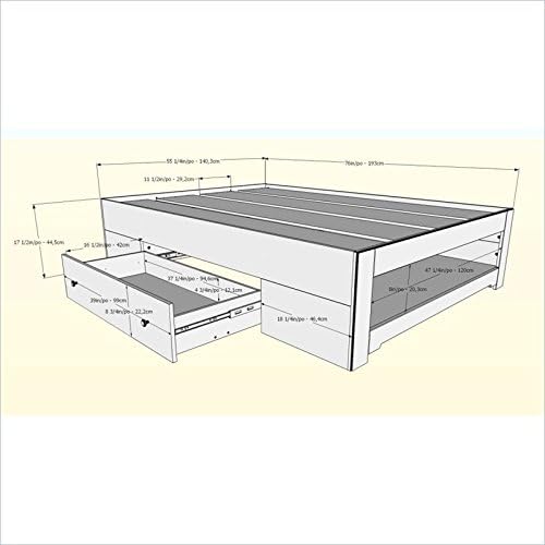 Eco-Friendly Full Reversible Bed