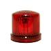 Fortune PL-300RJ-RCS02 Battery Powered Ultra Bright LED Remote Control Police Beacon, Frequency 2, 6" Diameter x 5" Height, Red