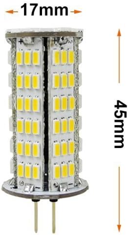 ACCKA 2-Pack G4 led 6W 126chips 3014 SMD Corn Light lamp AC DC 12v-24v Warm White 2700K, G4 Led Bulb 12V 24V AC/DC