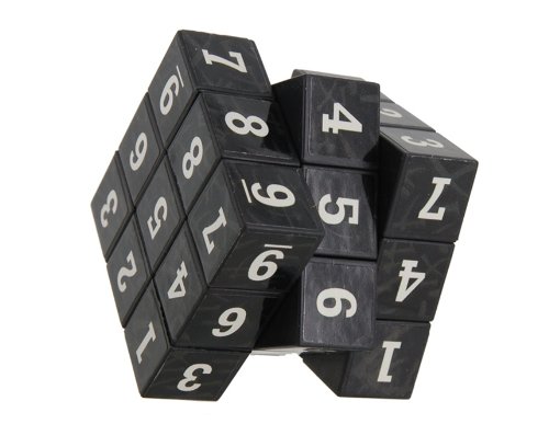 3*3 Layers Classical Digits Magic Cube Puzzle (Black)