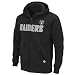 NFL Oakland Raiders Classic Heavyweight Full Zip Jacket Adult Long Sleeved Fullzip Fleece with Hood, Black, Large