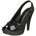 Chinese Laundry Women's Babe Sandal,Black Leather,8.5 M US