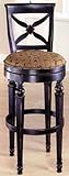 2 Normandy Black Honey Swivel Bar Stools