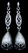 Western Bridal Pearl Drop Earrings