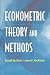 Books : Econometric Theory and Methods