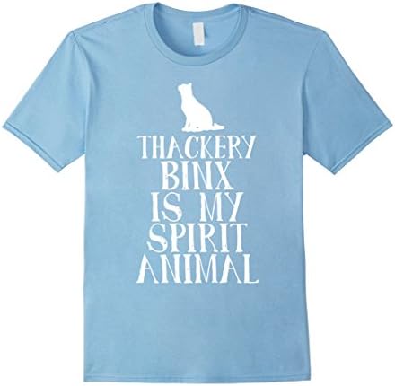 Men's Thackery Binx is My Spirit Animal t shirt  2XL Baby Blue