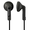 Panasonic RP-HV108E-K Stereo Inside Earphones in Black with Volume Control.