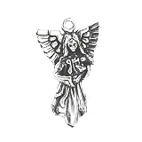 Solid Sterling Silver Angel Charm