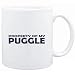 Mug White " PROPERTY OF MY Puggle EMBROIDERY " Dogs