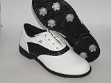 NEW ADIDAS LADIES/JUNIORS  SADDLE CL GOLF SHOES SIZE 6.5 WHT