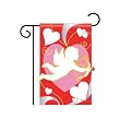 Cupid and Heart Garden Flag