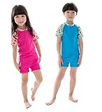 子供水着　ベイビー水着 ラッシュガード 水着　女の子　男の子　両用でき　mizugi 可愛い ベビー ミズギ (XL, ピンク)