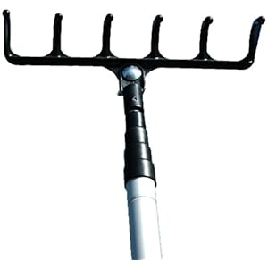 JTD Enterprises 18-Feet Big Rake Ball Retriever with Dual Action Head Design