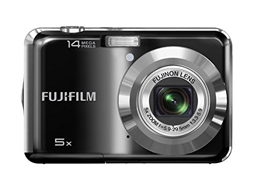Fujifilm FinePix AX300 14 MP Digital Camera with Fujinon 5x Wide Angle Optical Zoom Lens (Black) (OLD MODEL)