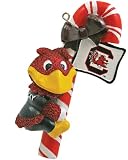 Champion Treasures NCAA South Carolina Fighting Gamecocks Mascot Candy Cane Ornament