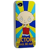 Family Guy FG1-17-2 Hard Case for iPhone 4 & 4S - 1 Pack - Retail Packaging - Victory