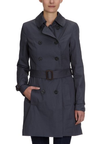 VERO MODA Damen Trench Coat, 10079174 Catching Trenchcoat, Gr. 40 (L), Blau (OMBRE BLUE) Preisvergleich