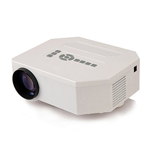 Projector, Syhonic I1 Portable HD Multimedia Mini Home Theater Cinema LCD LED Video HDMI Micro Projector for iPhone Galaxy Laptop Mac (White)