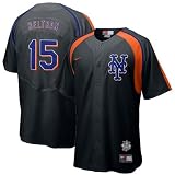 Nike New York Mets #15 Carlos Beltran Youth Black Home Plate Baseball Jersey