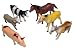 Idena 4329902 - Farmtiere im Beutel groß circa 15 cm