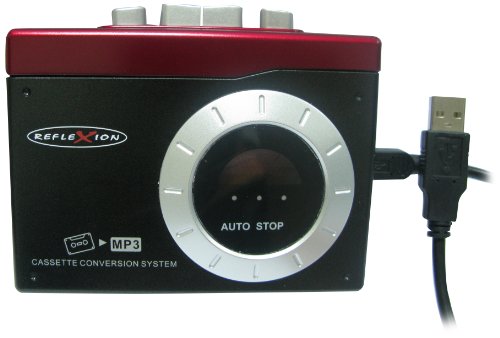 Reflexion PSTUSB klassischer Walkman mit Kopierfunktion schwarz-rot