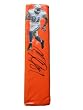 Calvin Johnson Autographed Custom Photo Detroit Lions Football End Zone Pylon, Proof Photo
