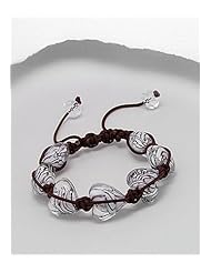 Heart Polyester Glass Bracelet