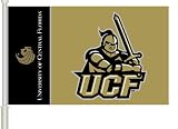 NCAA Central Florida Knights Car Flag with Free Wall Brackett