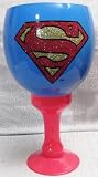 41Sl3LmLoiL. SL160  DC Comics SUPERMAN 40oz Drinking Glass GOBLET Reviews