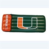 Miami Hurricanes NCAA Swimming Pool Floating Mattress (66x27x5)