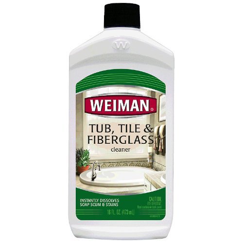 Weiman Tub Tile and Fiberglass Cleaner 16oz bottle (pack of 2)