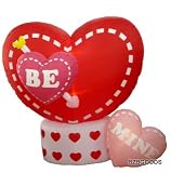 Animated eight Foot valentines Day blow up Hearts 2012 present Yard design - coronary heart Rotates