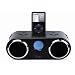 iLuv i166 Audio System with Dual Alarm, LCD, and Dock for iPod (Black)