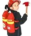 Child Red Firefighter Backpack
