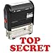 TOP SECRET Self Inking Rubber Stamp - Red Ink (42A1539WEB-R)